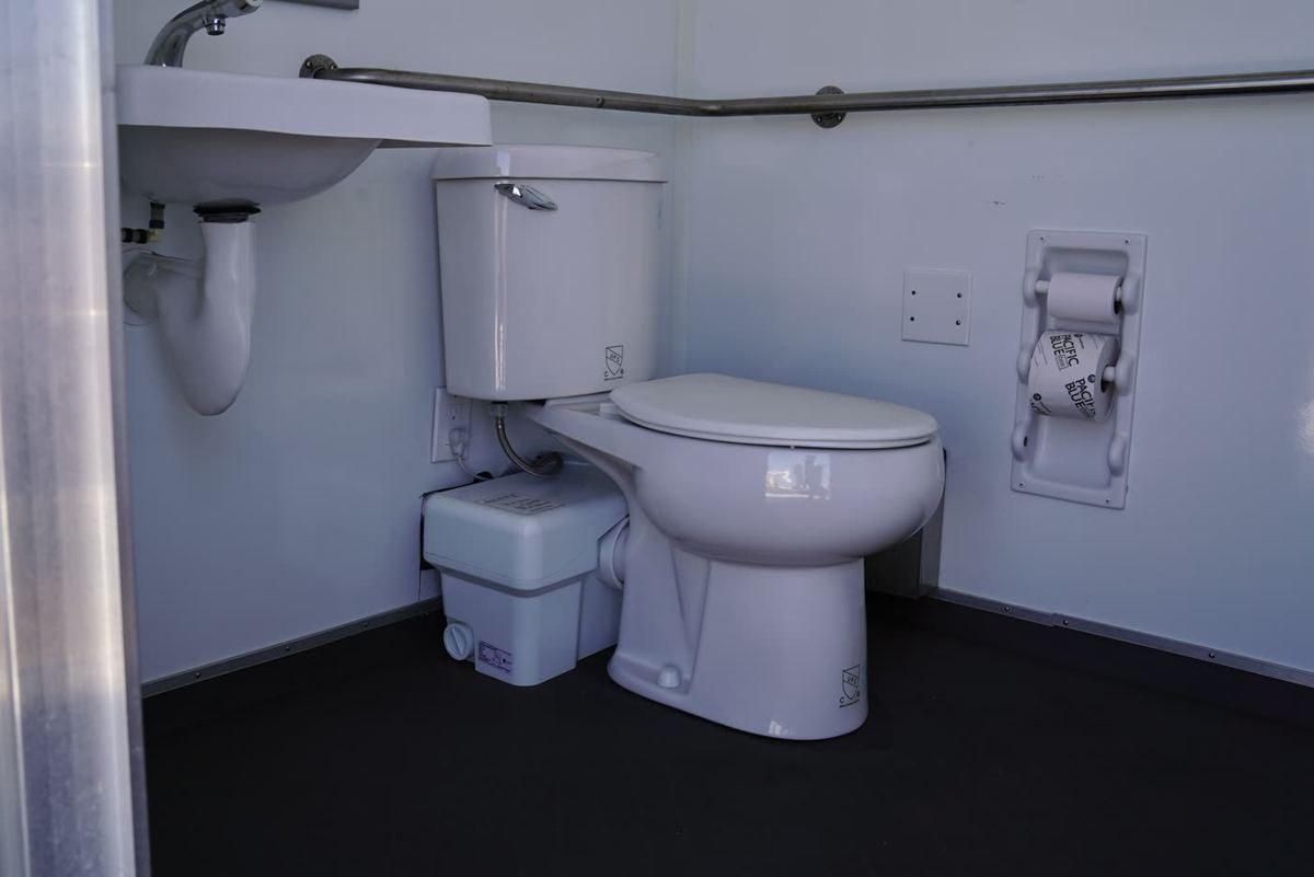 T-20 Three Stall ADA Trailer, inside